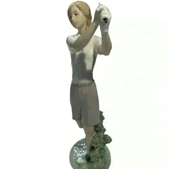 Vintage Lladró A Perfect Drive‎ #6550 Figurine Retired Golf Sculpture in Box - Picture 6 of 16